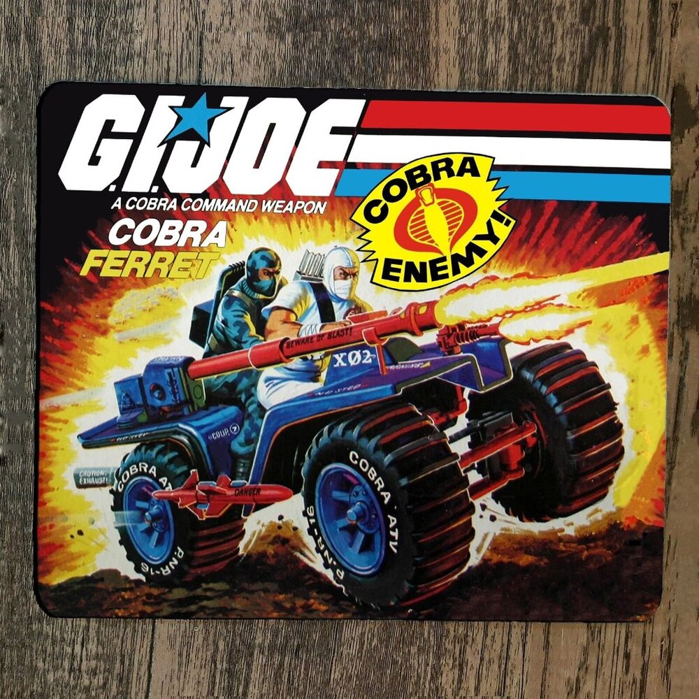 Mouse‎ Pad GI Joe Cobra Ferret ATV